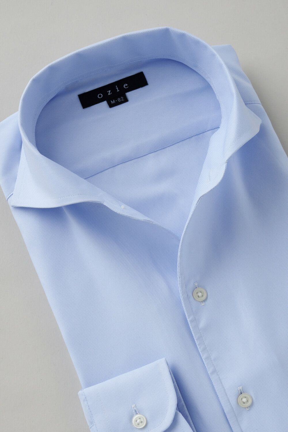 ワイシャツ 8045SD-C03A-SAX-衿1