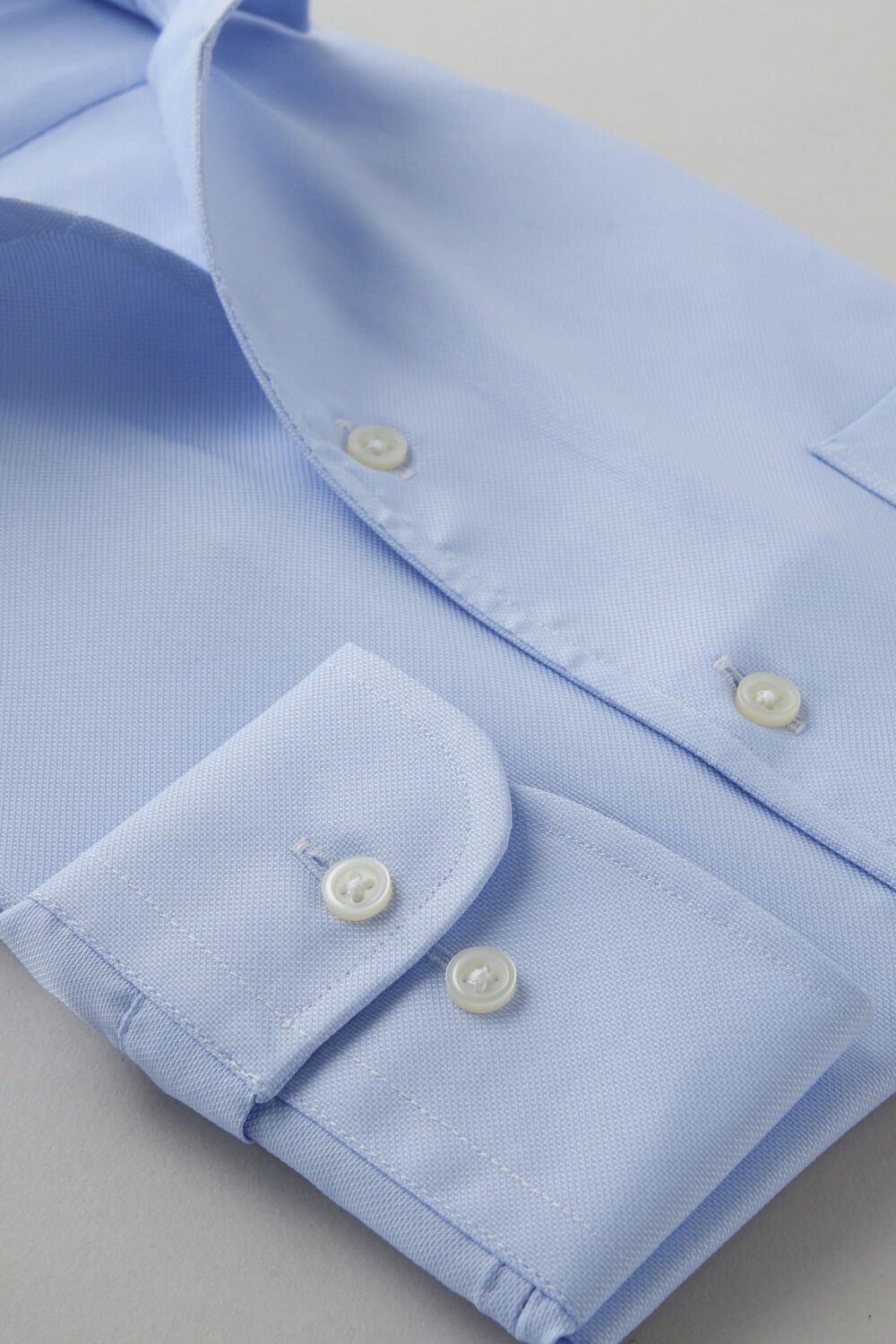 ワイシャツ 8045SD-C03A-SAX-カフス