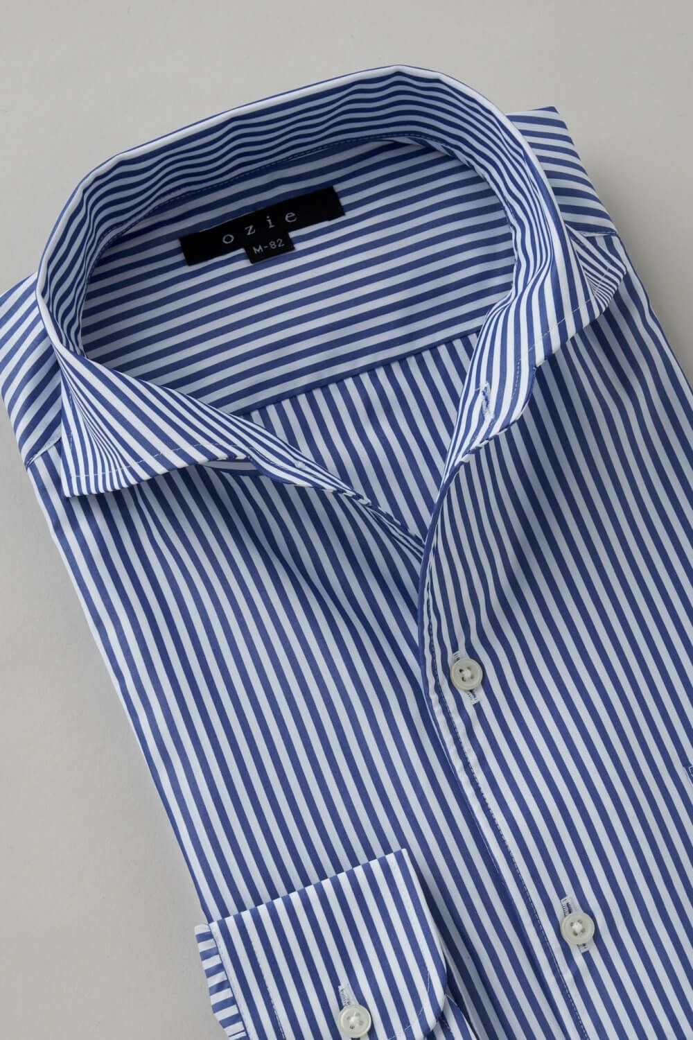 ワイシャツ 8045SD-C03B-NAVY-衿1