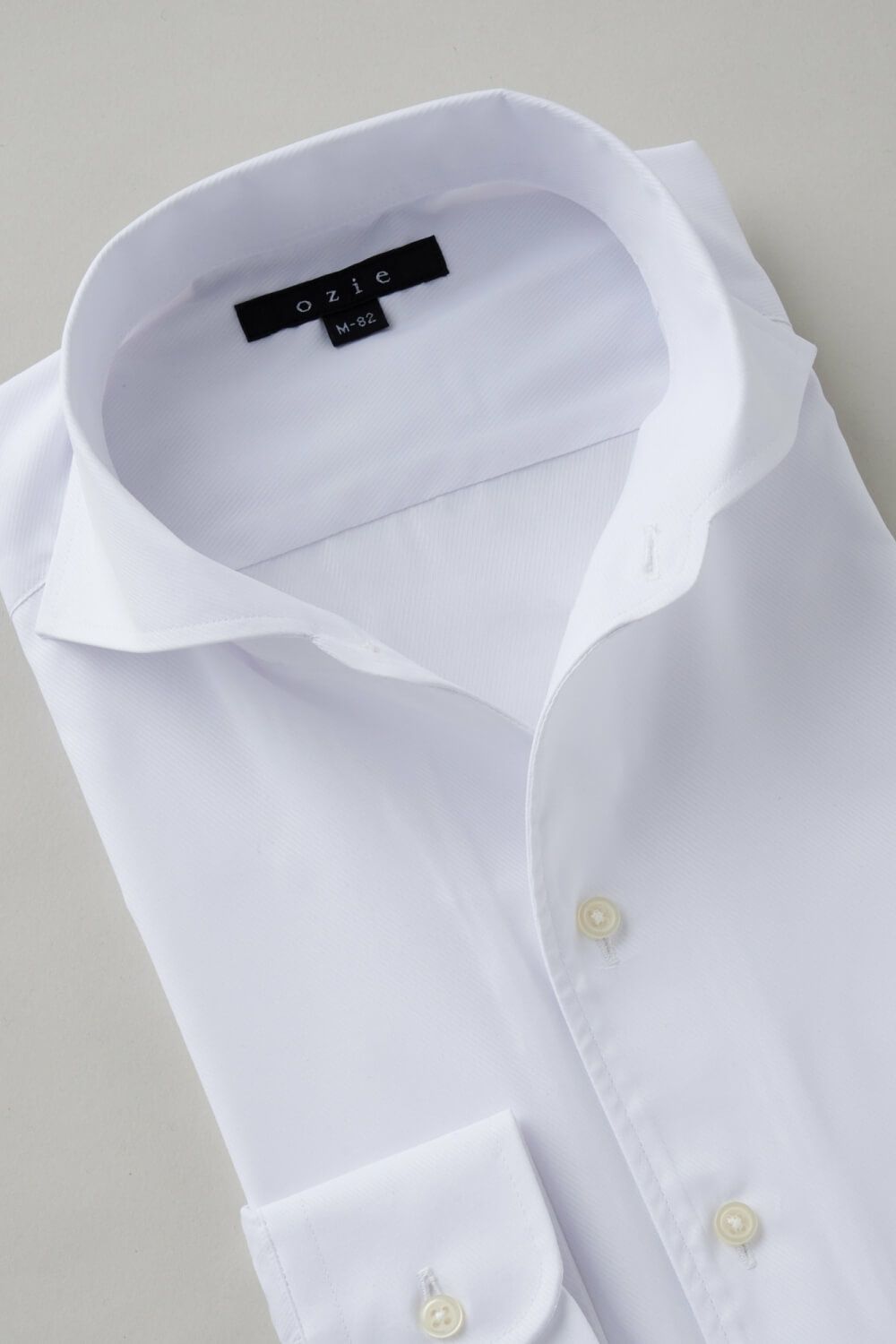 ワイシャツ 8045SD-C03C-WHITE-衿1