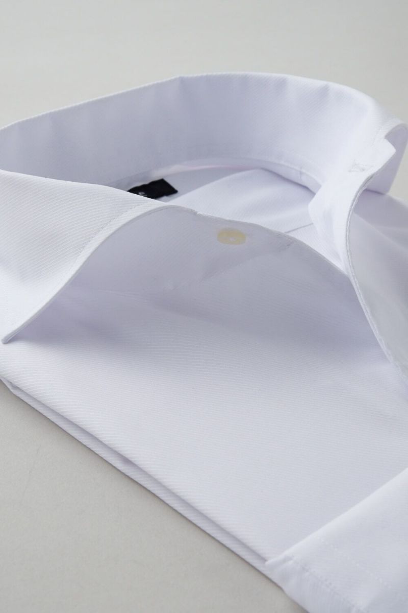 ワイシャツ 8045SD-C03C-WHITE-衿2