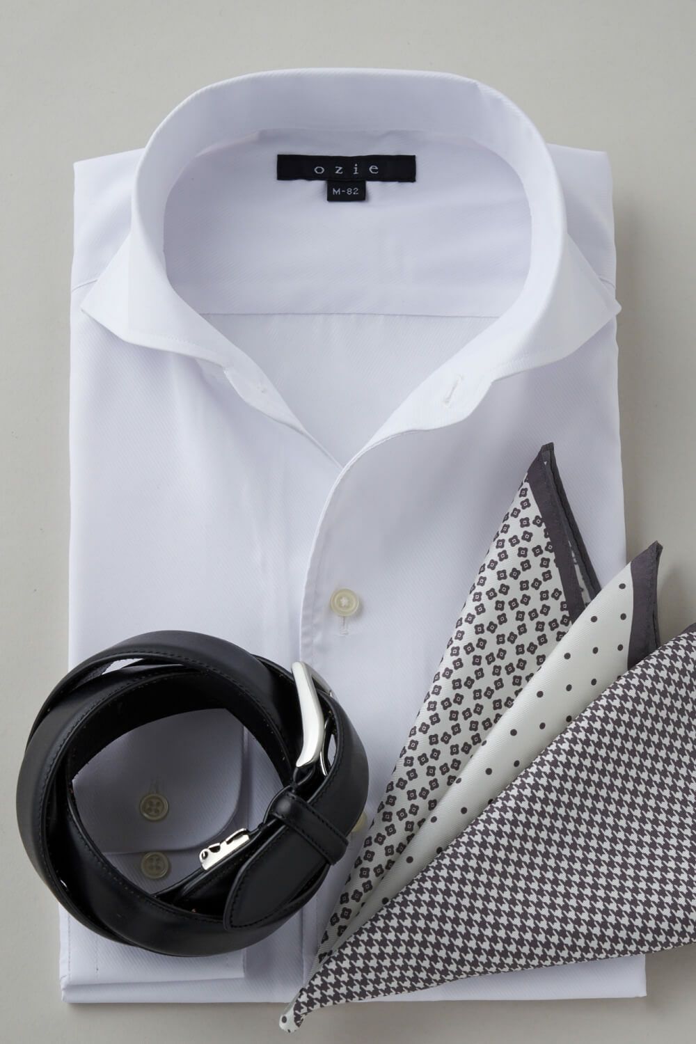 ワイシャツ 8045SD-C03C-WHITE-コーディネートイメージ