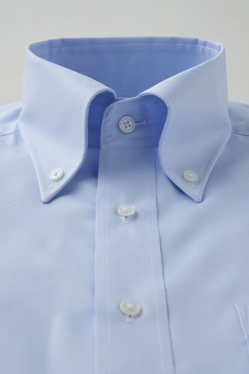 ワイシャツ 8009SD-C03A-SAX-衿1