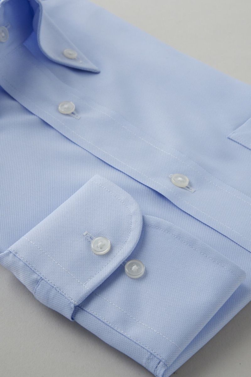 ワイシャツ 8009SD-C03A-SAX-カフス