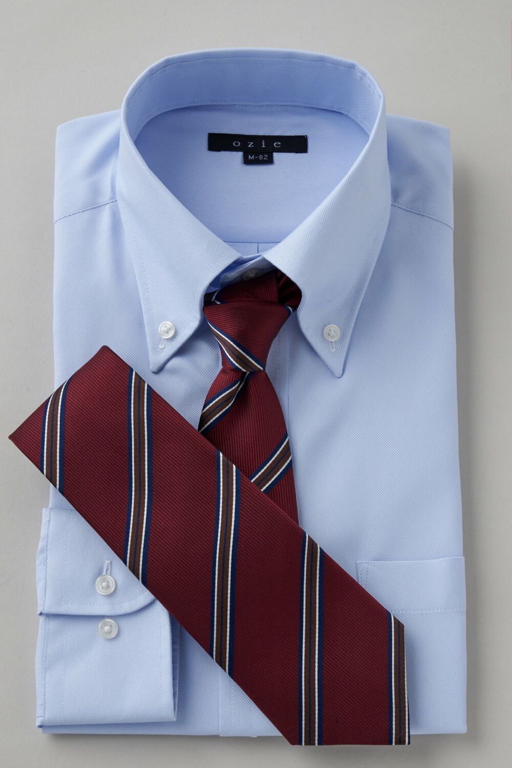 ワイシャツ 8009SD-C03A-SAX-コーディネートイメージ