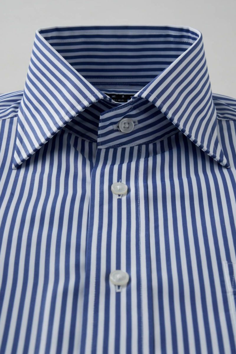 ワイシャツ 8023SD-C03A-NAVY-衿1