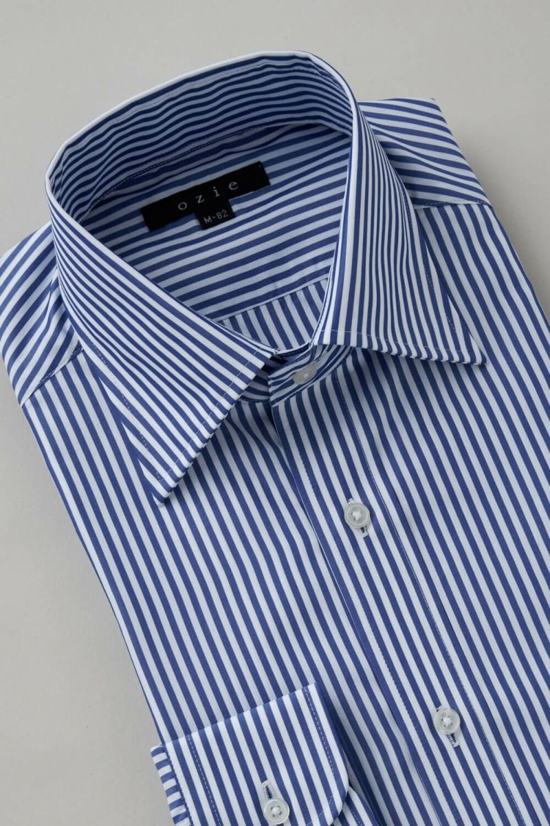 ワイシャツ 8023SD-C03A-NAVY-衿3