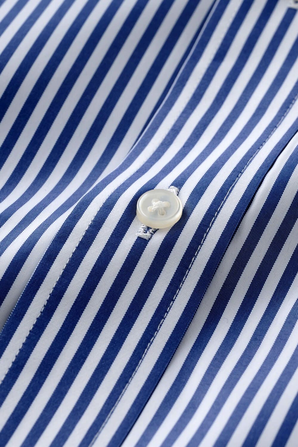 ワイシャツ 8023SD-C03A-NAVY-生地