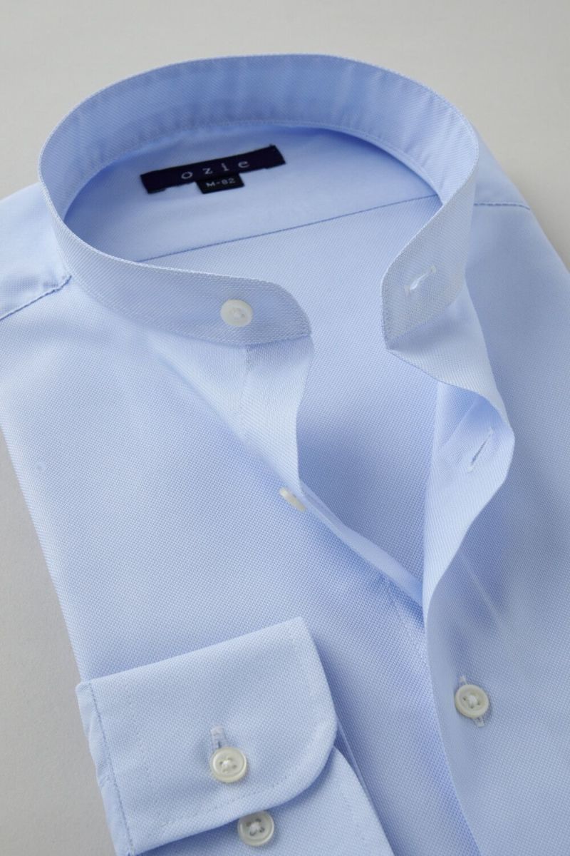 ワイシャツ 8063SD-C03A-SAX-衿2