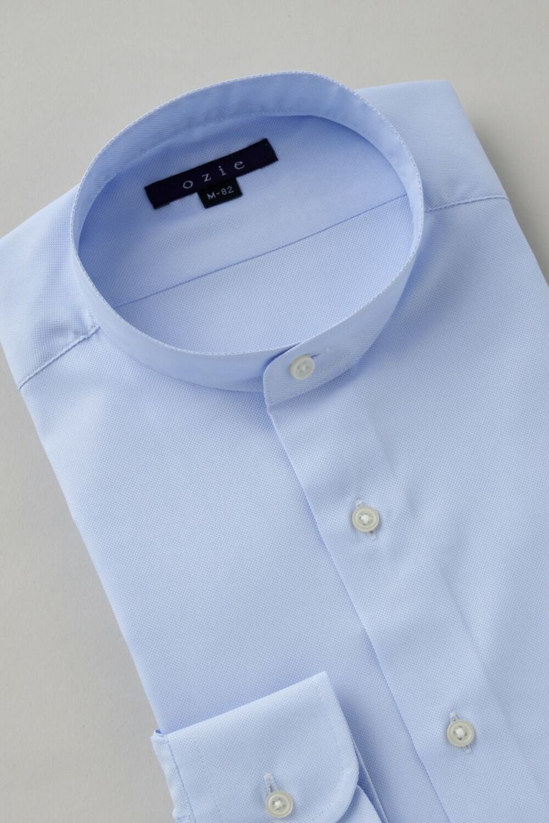 ワイシャツ 8063SD-C03A-SAX-衿3