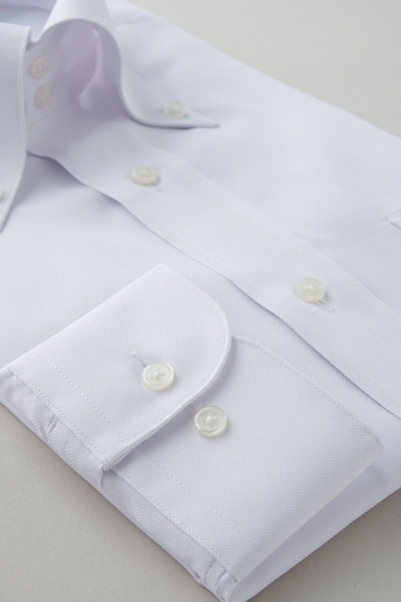 ワイシャツ 8065SD-C04A-WHITE-カフス