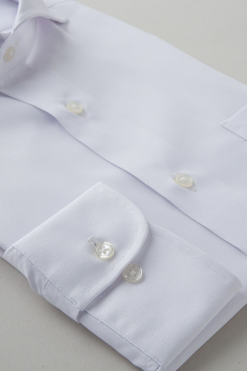 ワイシャツ 8070SD-C04A-WHITE-カフス