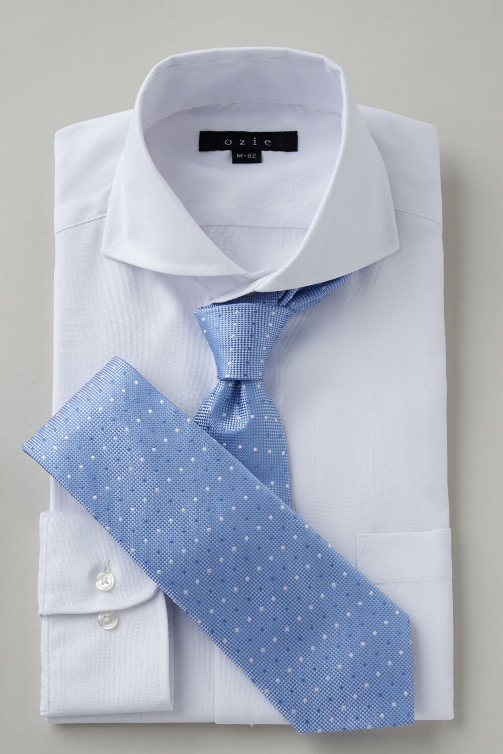 ワイシャツ 8070SD-C04A-WHITE-コーディネートイメージ
