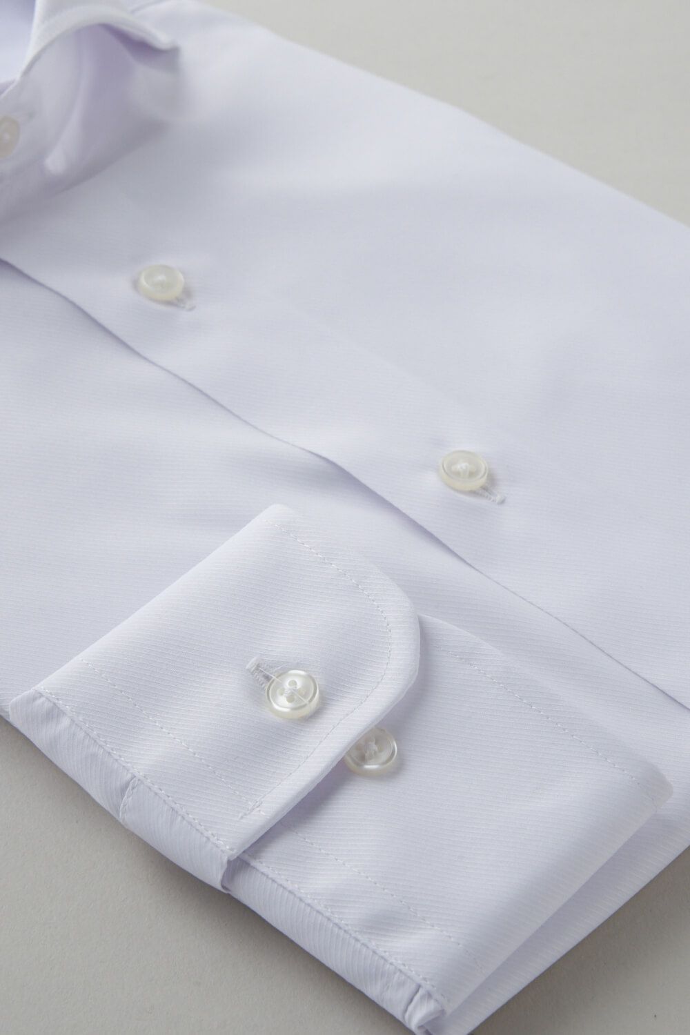 ワイシャツ 8070SD-C04B-WHITE-カフス