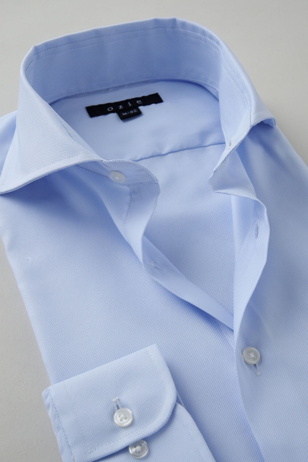 ワイシャツ 8070SD-C04C-SAX-衿2