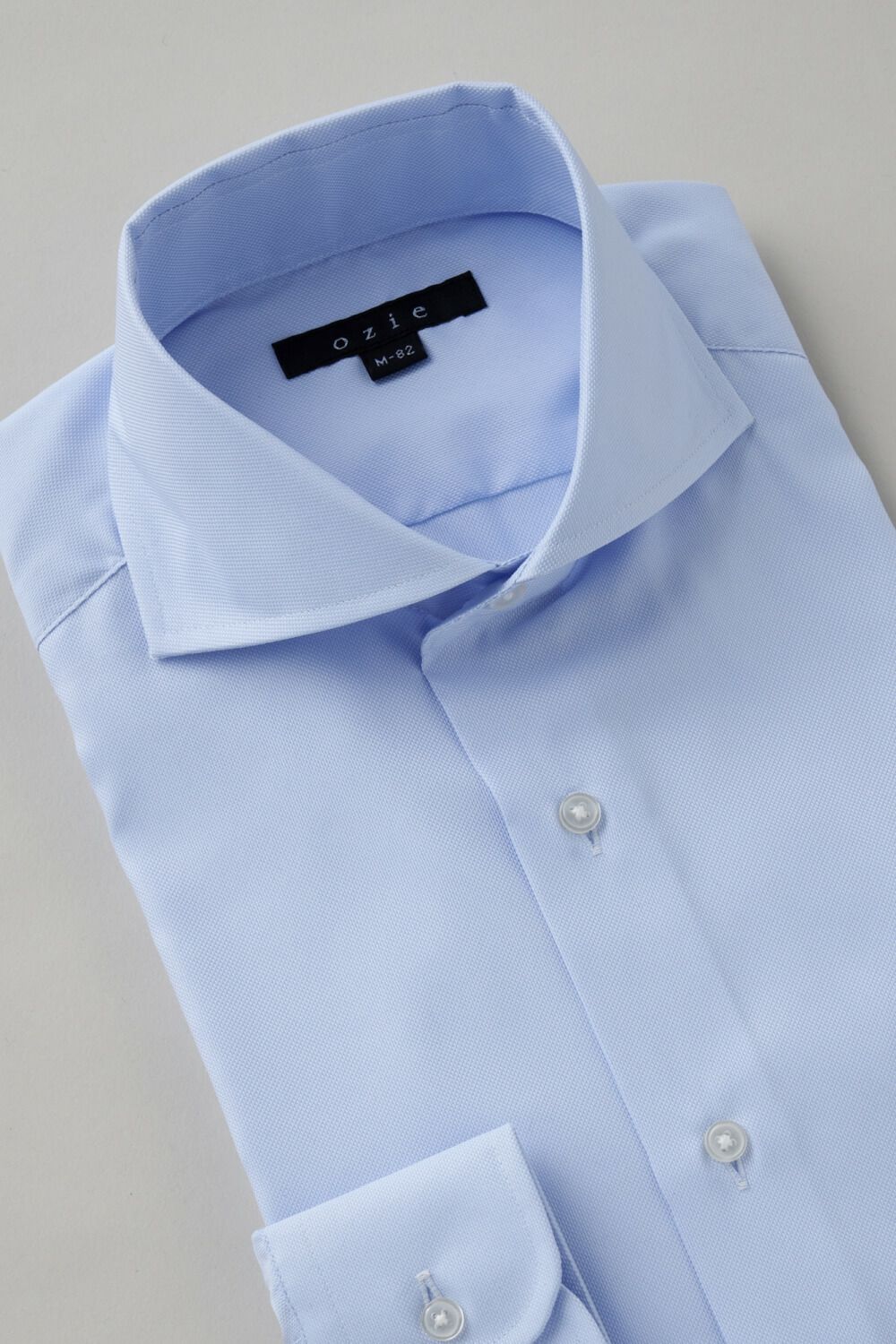 ワイシャツ 8070SD-C04C-SAX-衿3
