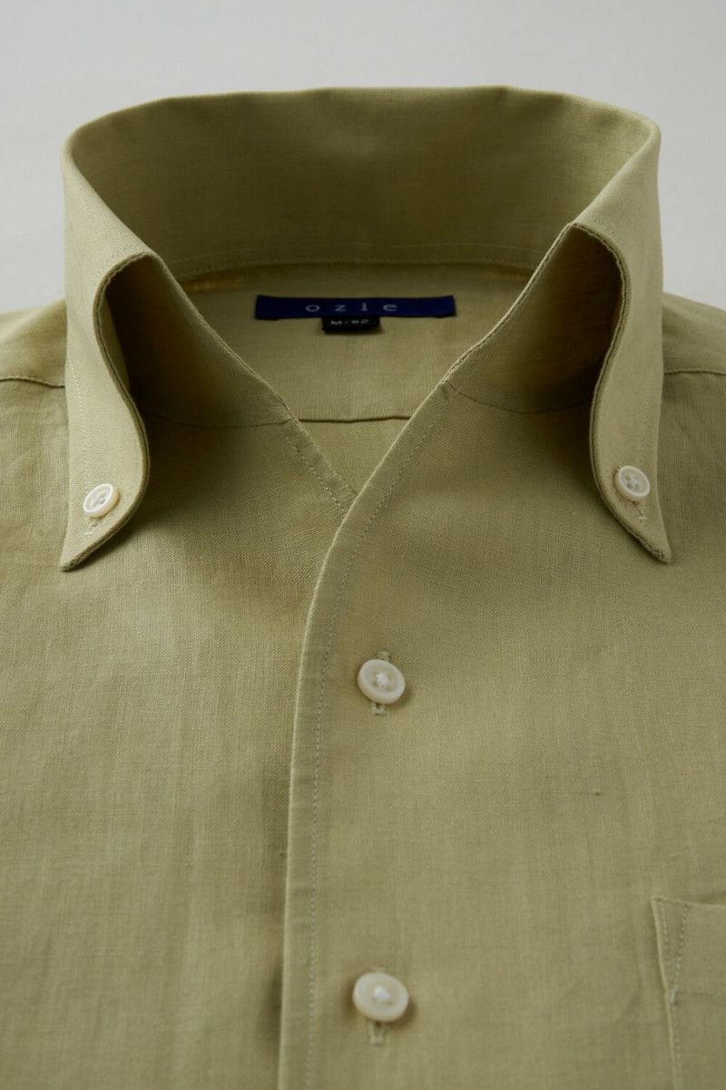 ワイシャツ 8044A-C03D-GREEN-衿1