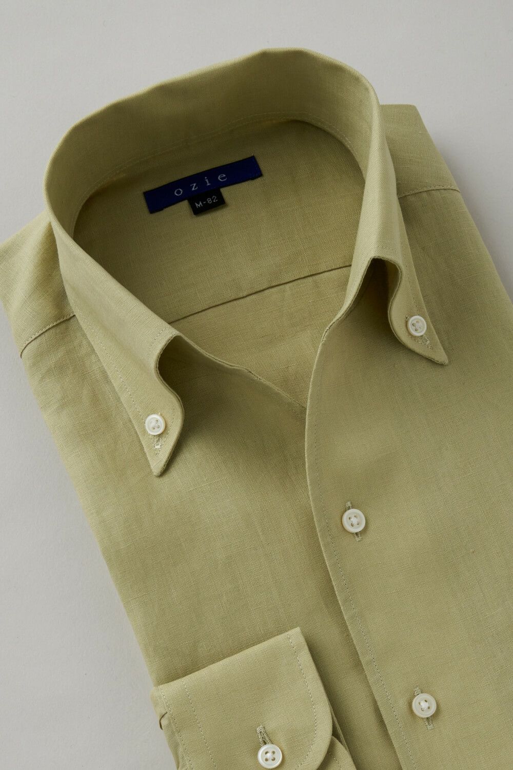 ワイシャツ 8044A-C03D-GREEN-衿2