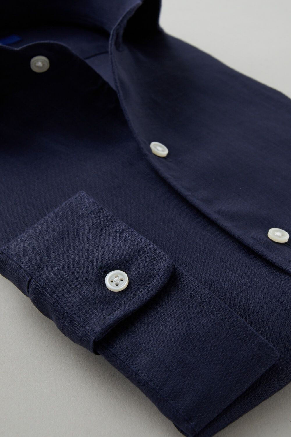 ワイシャツ 8045AHSS-C03B-NAVY-カフス