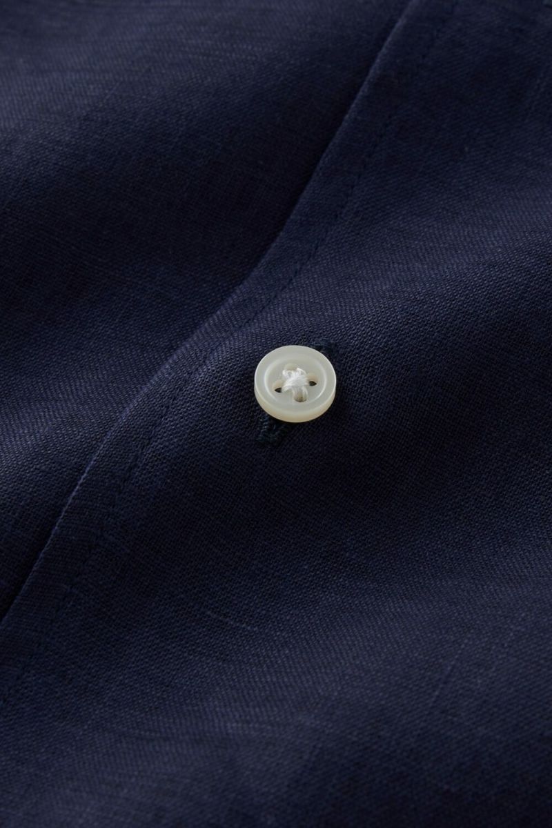 ワイシャツ 8045AHSS-C03B-NAVY-生地