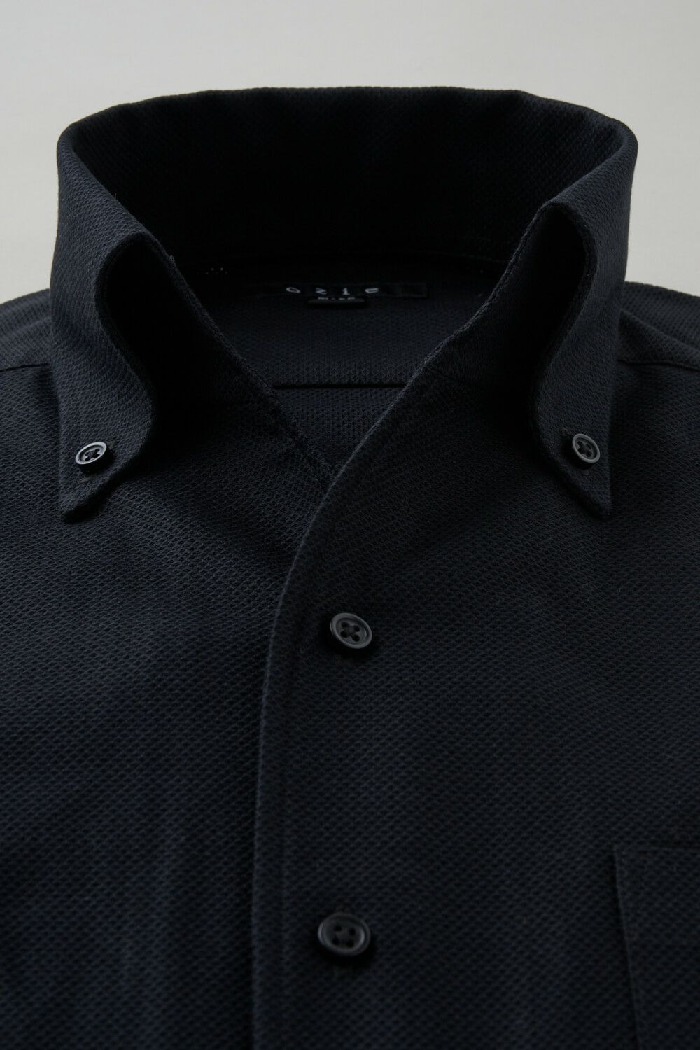 ワイシャツ 8044-C03A-BLACK-衿1