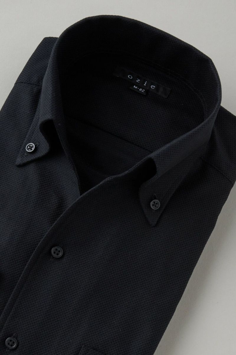 ワイシャツ 8044-C03A-BLACK-衿3