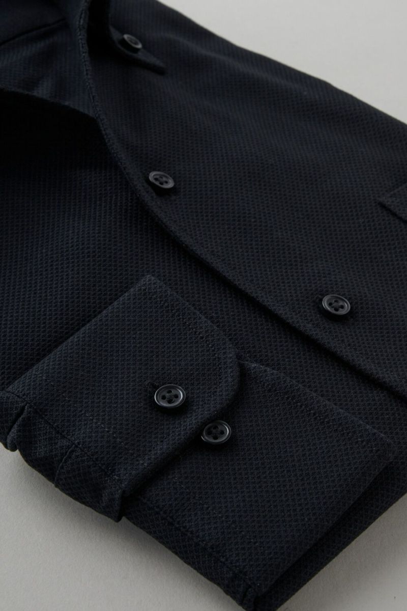 ワイシャツ 8044-C03A-BLACK-カフス