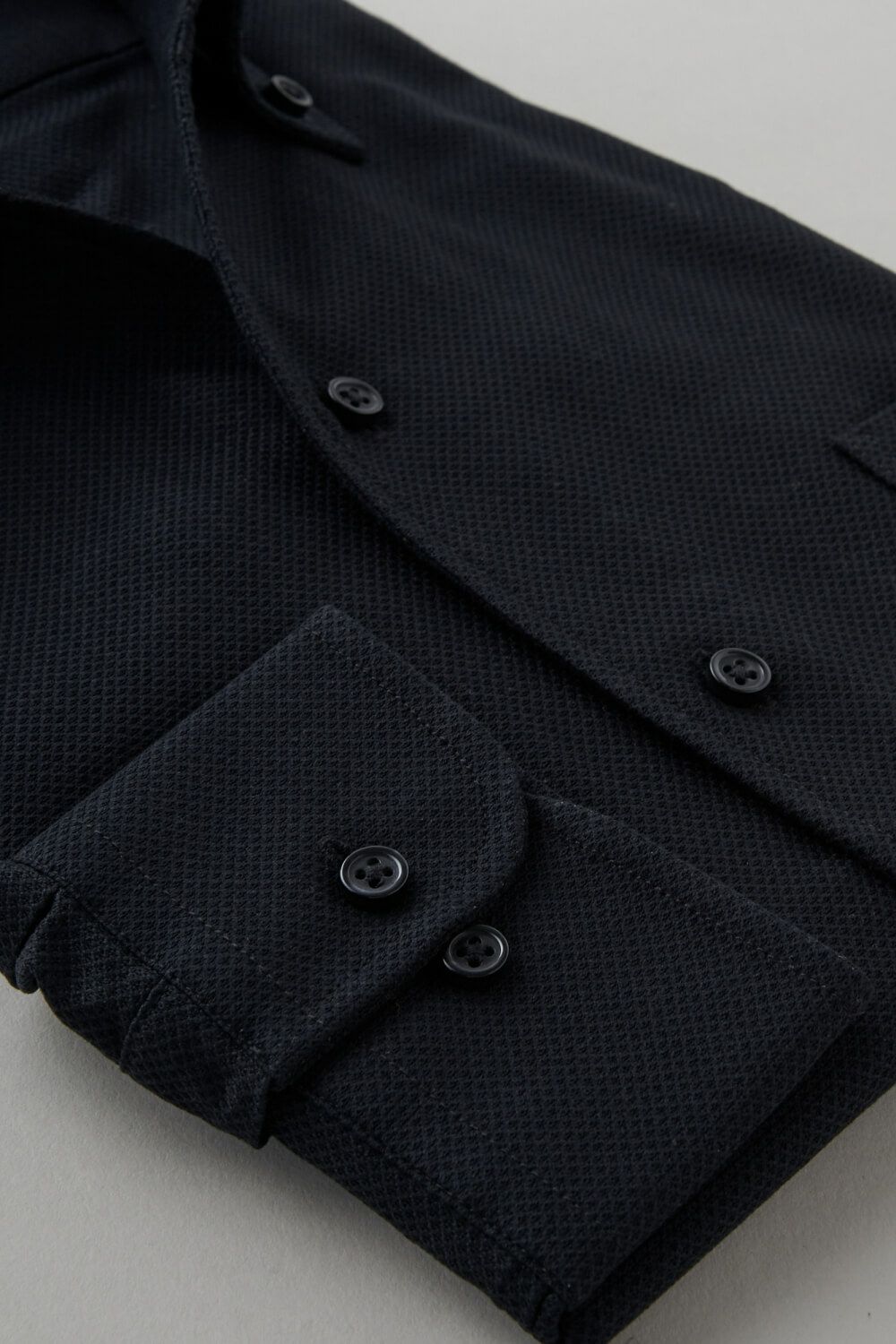 ワイシャツ 8044-C03A-BLACK-カフス