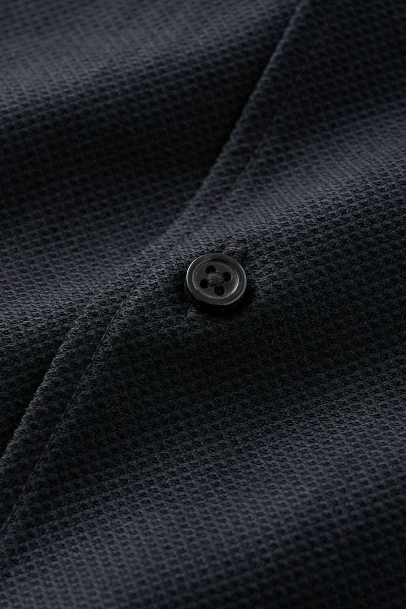 ワイシャツ 8044-C03A-BLACK-生地