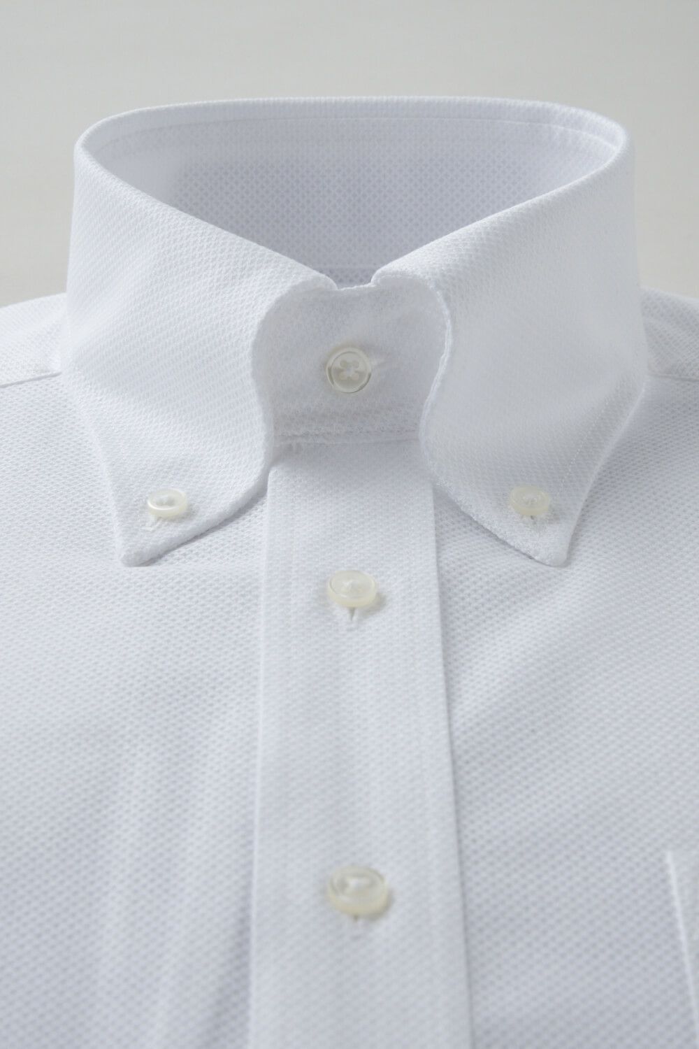 ワイシャツ 8009-C03A-WHITE-衿1