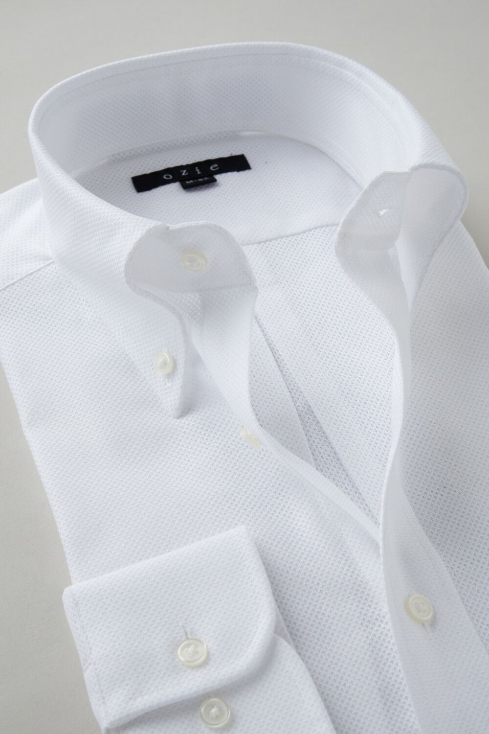 ワイシャツ 8009-C03A-WHITE-衿2