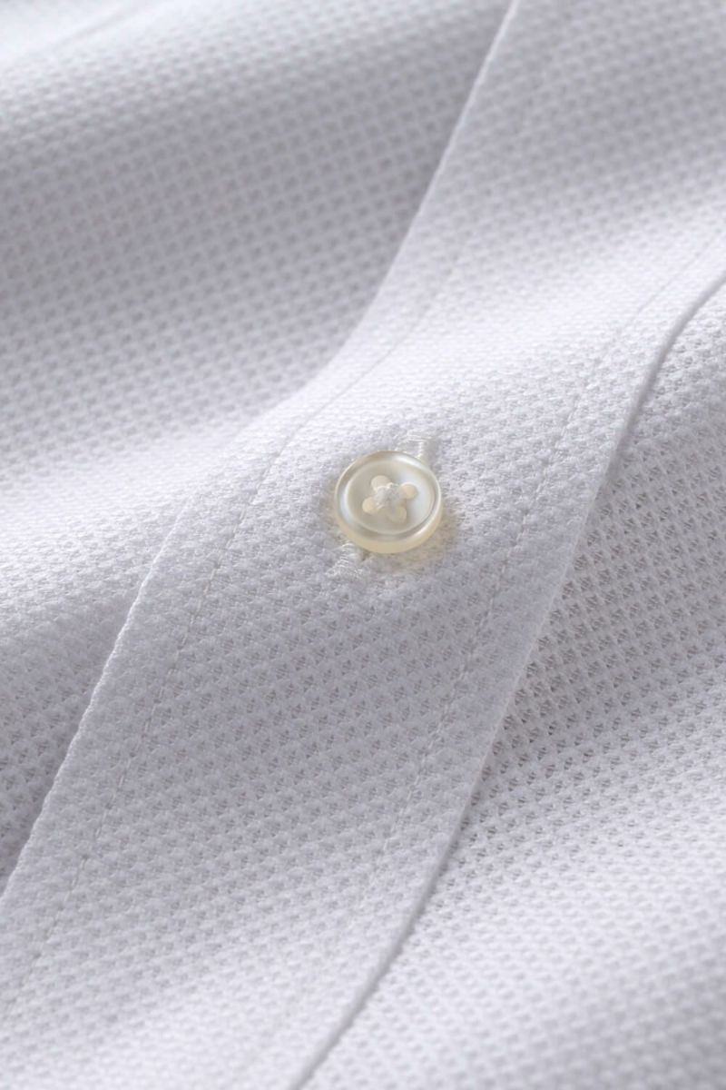 ワイシャツ 8009-C03A-WHITE-生地