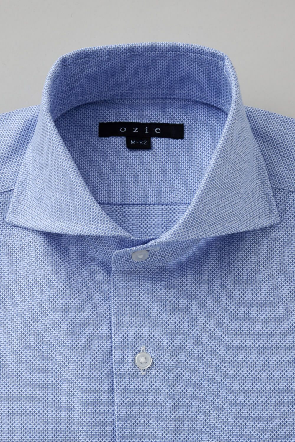 ワイシャツ 8070-C03A-BLUE-衿1