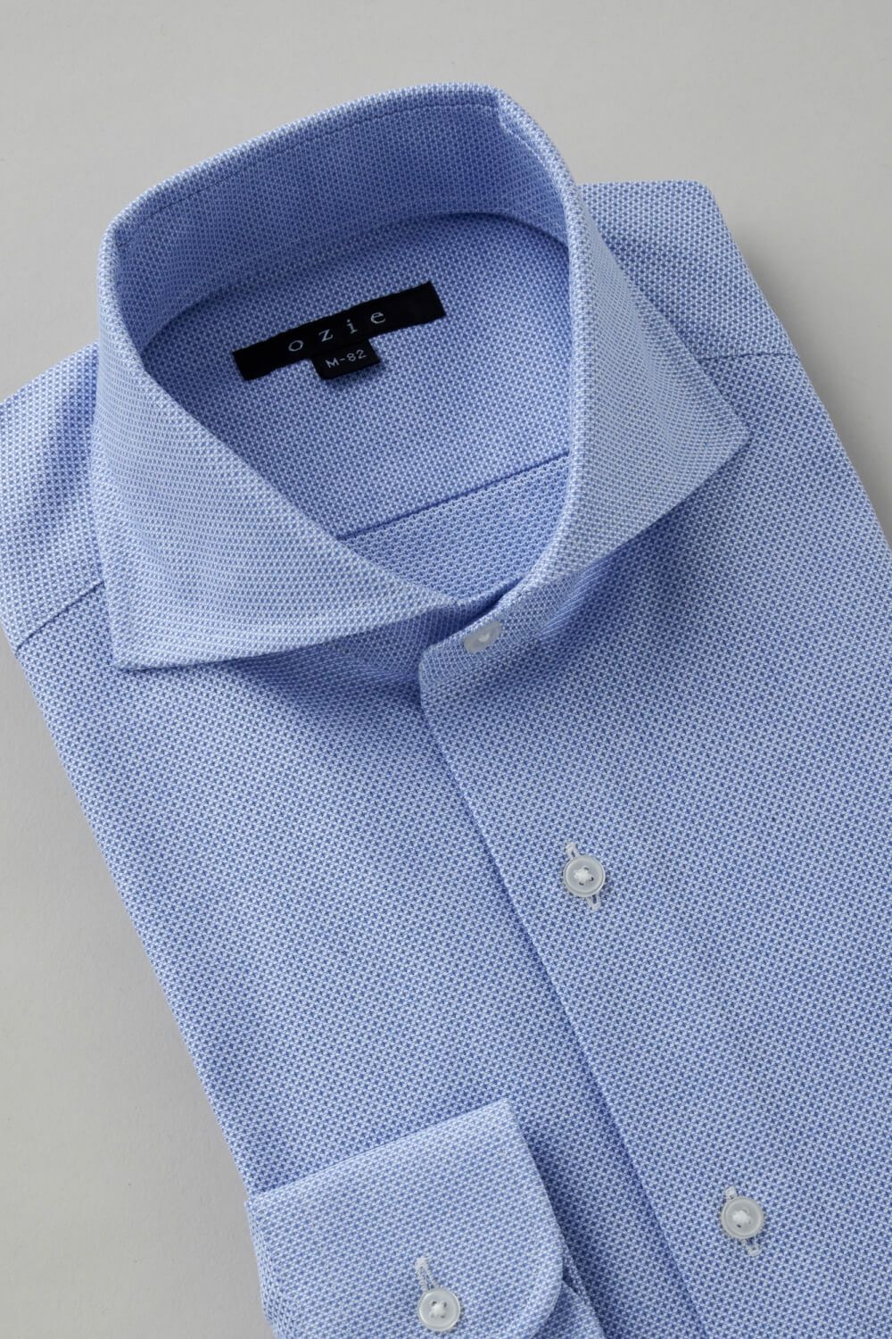 ワイシャツ 8070-C03A-BLUE-衿3