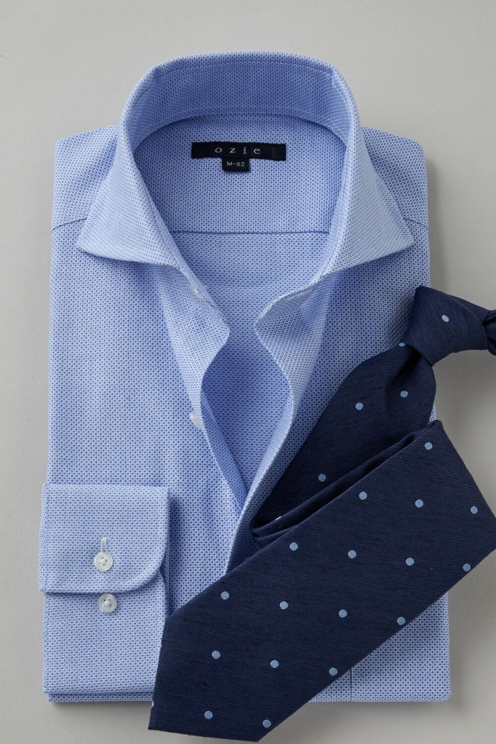 ワイシャツ 8070-C03A-BLUE-コーディネートイメージ