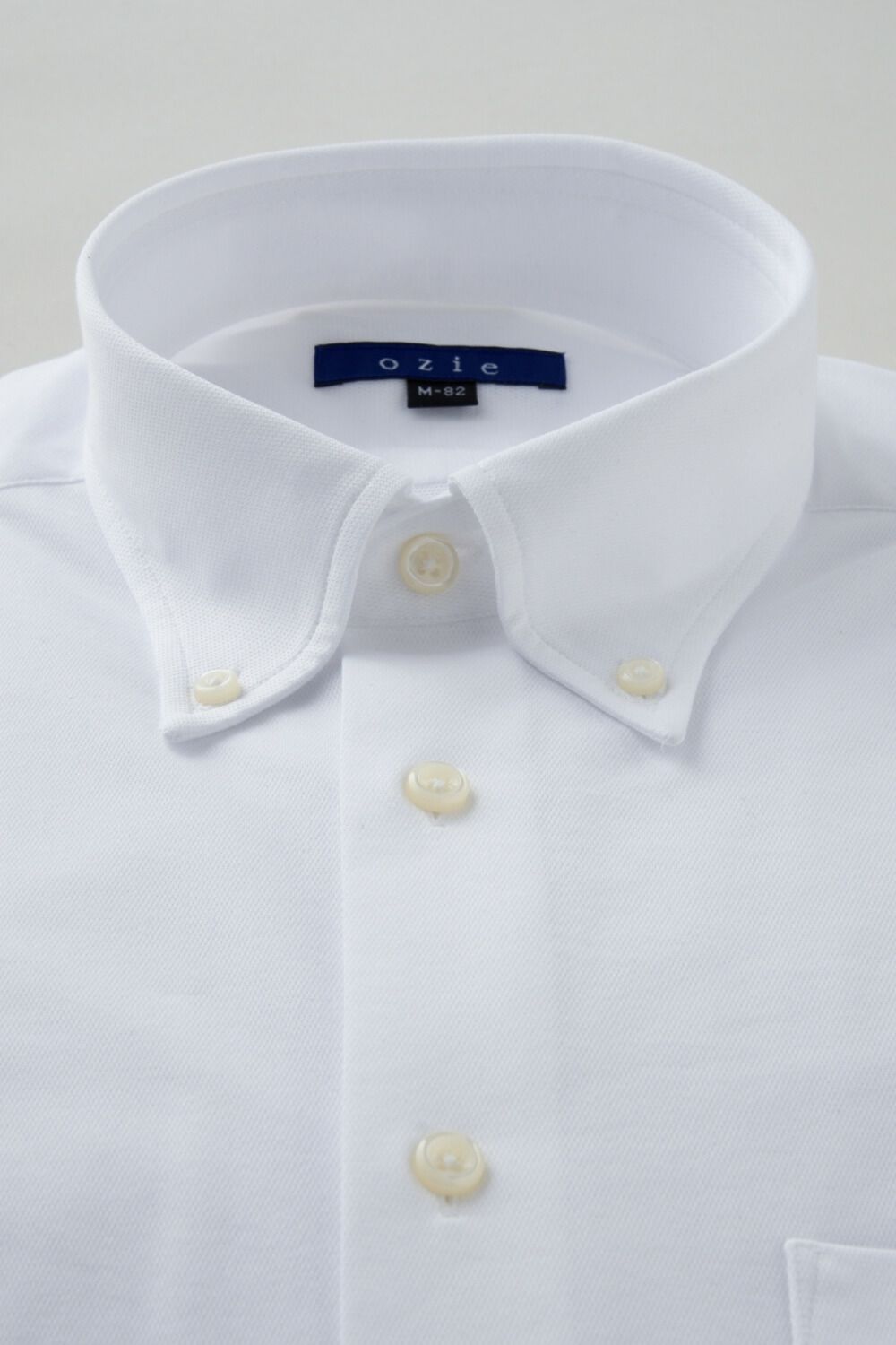 ワイシャツ 8013-C04A-WHITE-衿1