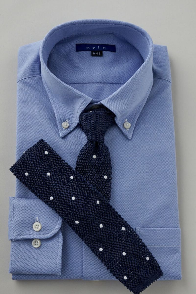 ワイシャツ 8013-C04B-SAX-コーディネートイメージ