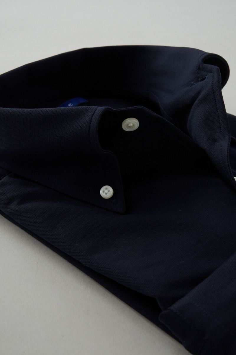 ワイシャツ 8054-C04A-NAVY-衿2