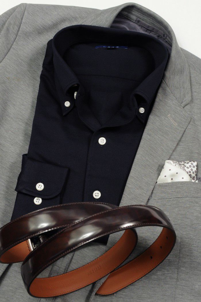 ワイシャツ 8054-C04A-NAVY-コーディネートイメージ2