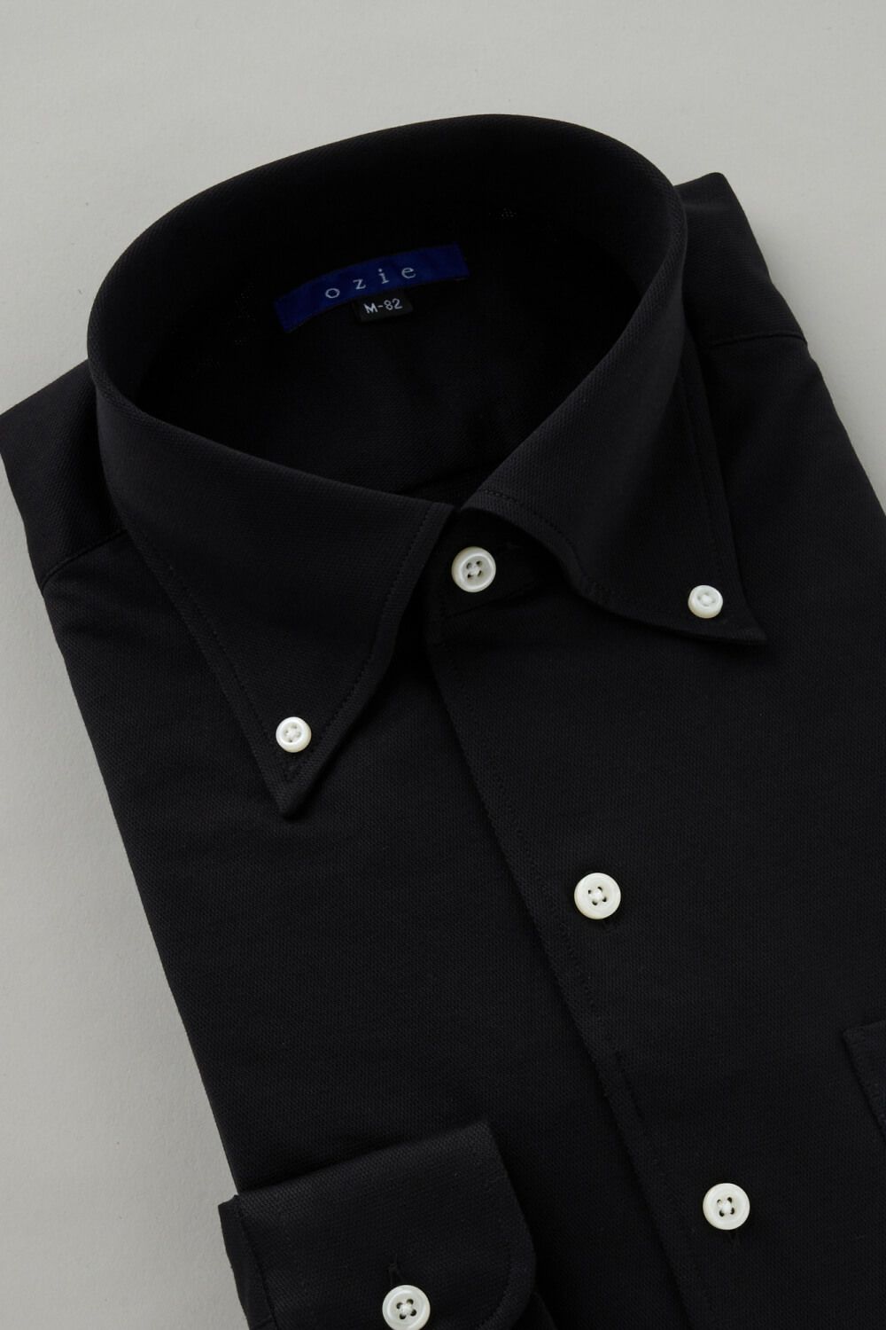 ワイシャツ 8054-C04B-BLACK-衿3