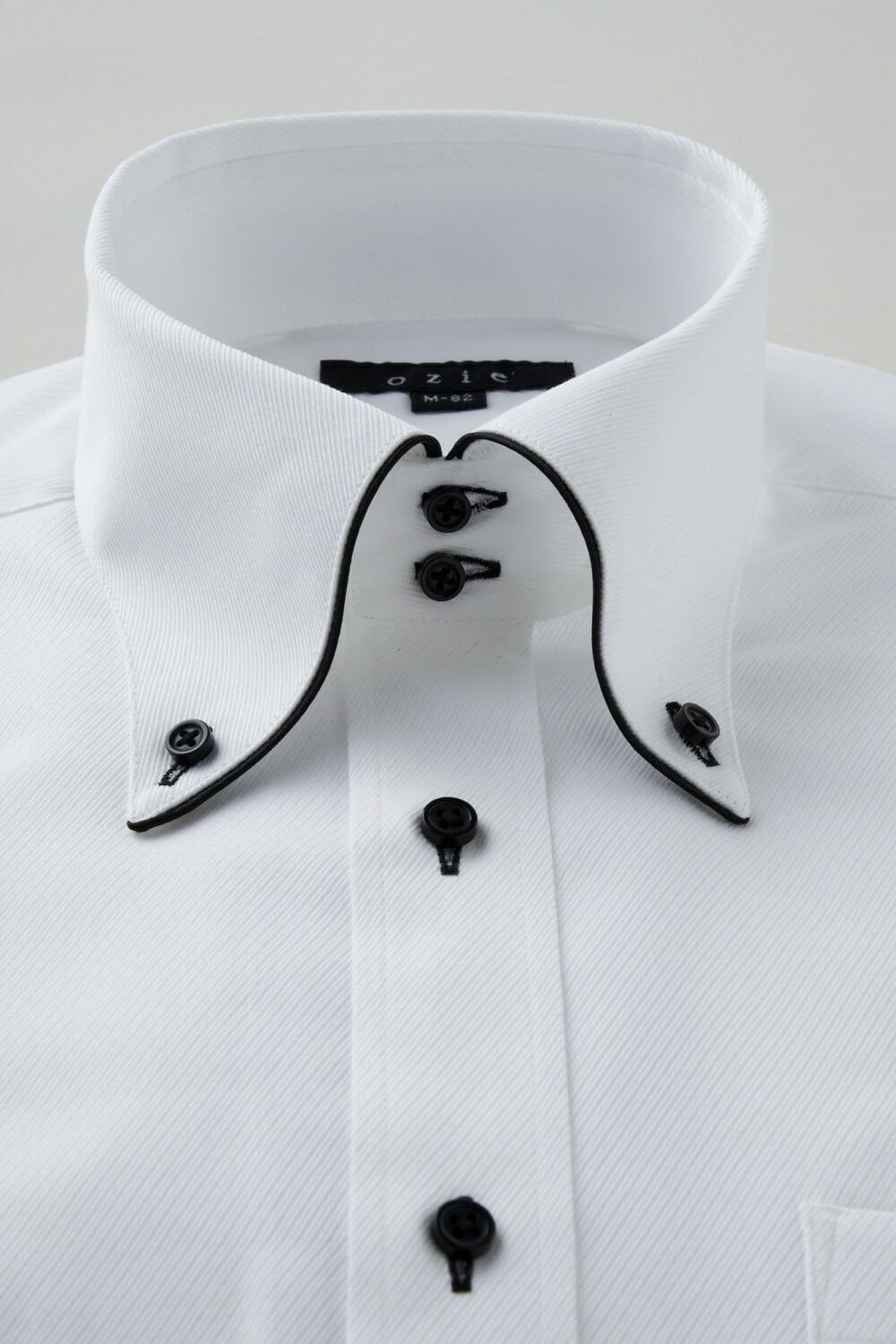 ワイシャツ 8065EP-C04A-BLACK-衿1