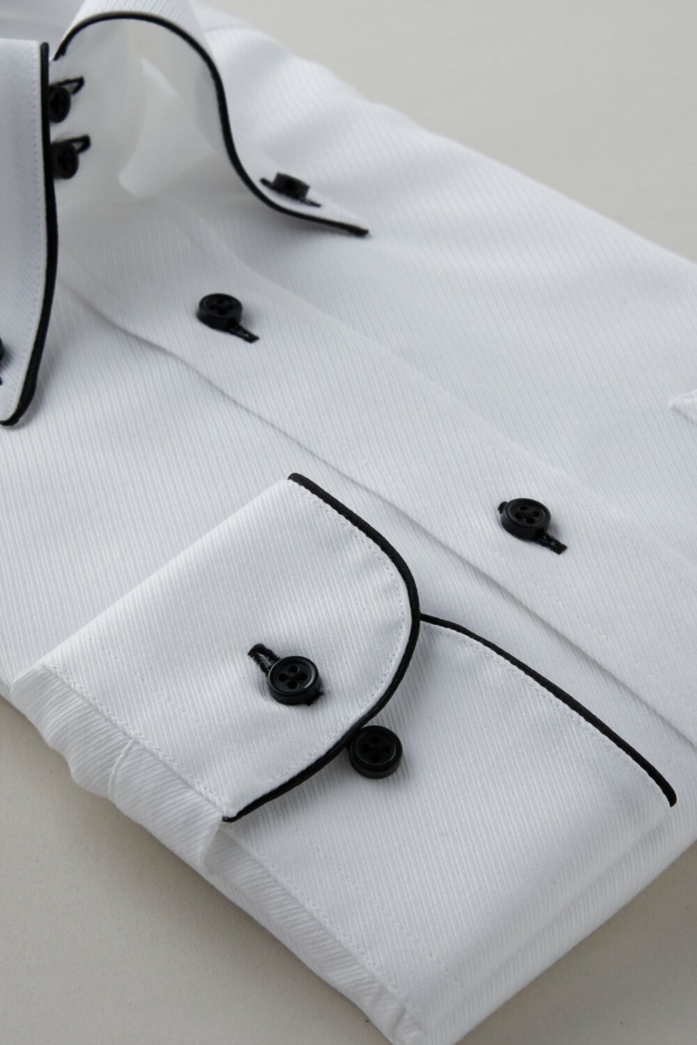 ワイシャツ 8065EP-C04A-BLACK-カフス