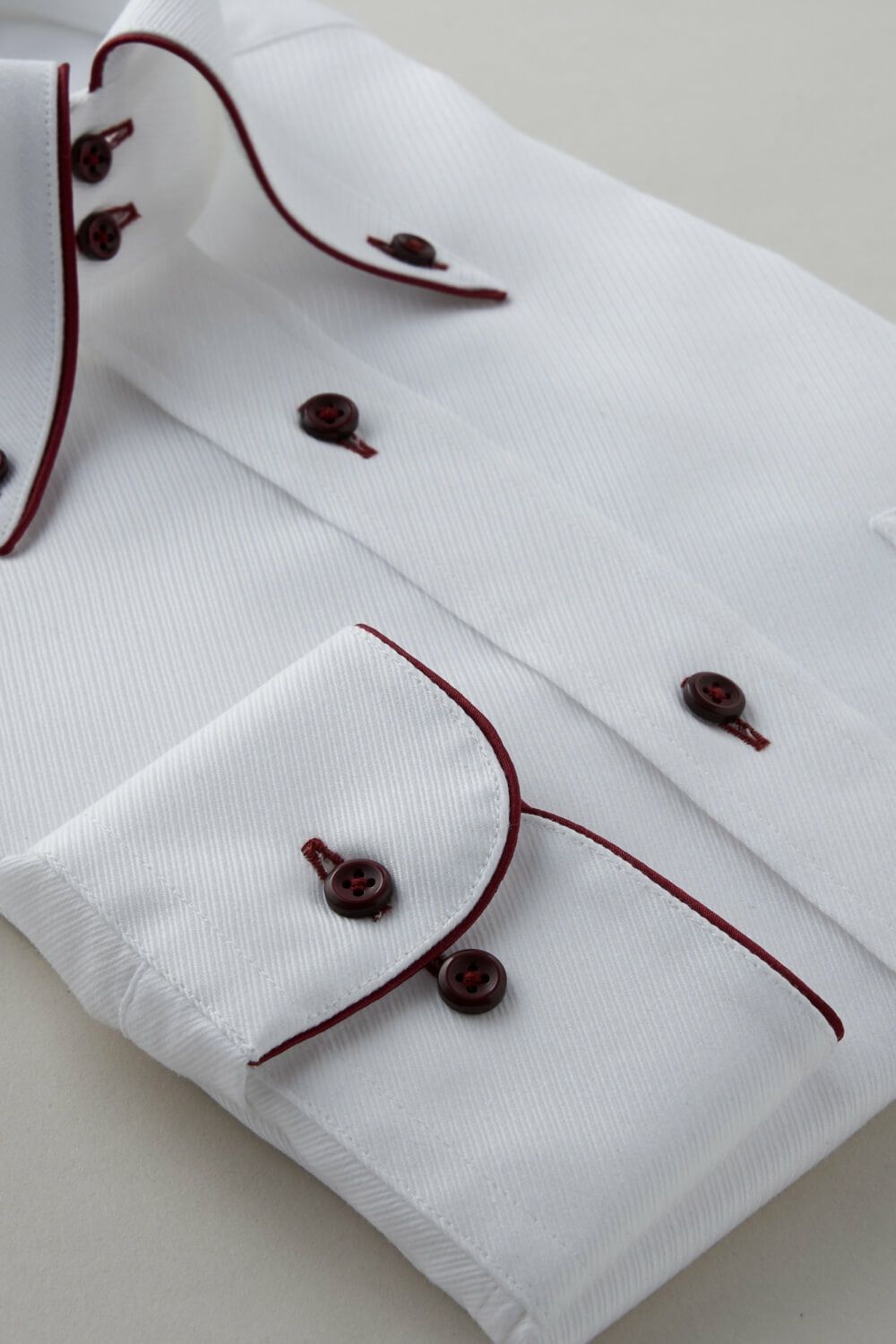 ワイシャツ 8065EP-C04C-RED-カフス