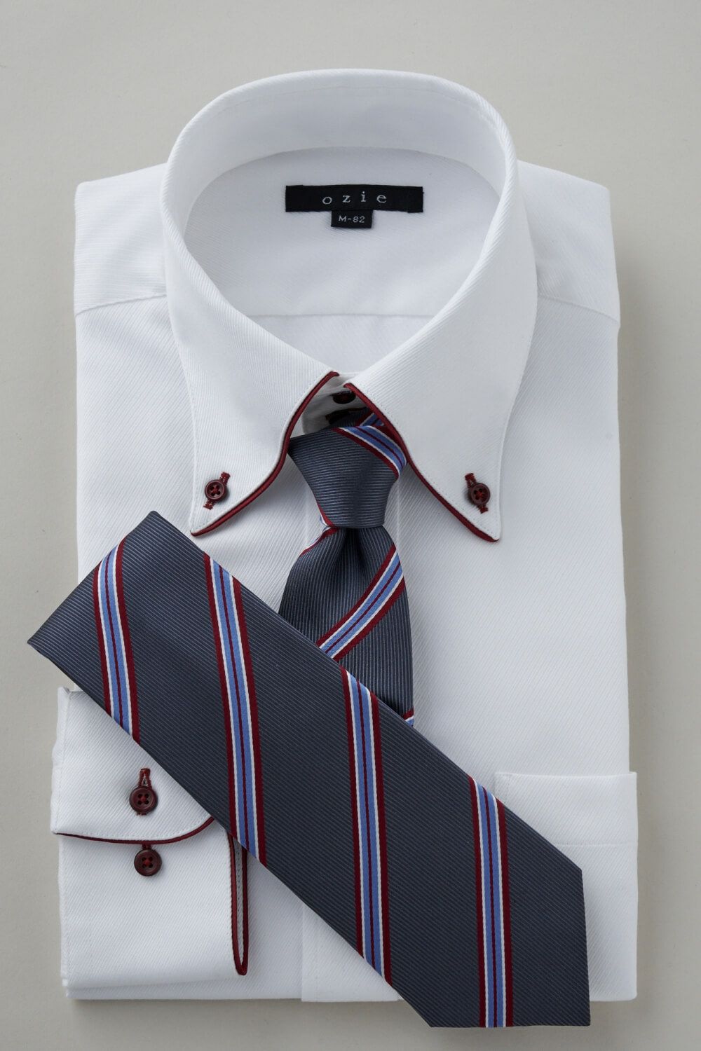 ワイシャツ 8065EP-C04C-RED-コーディネートイメージ