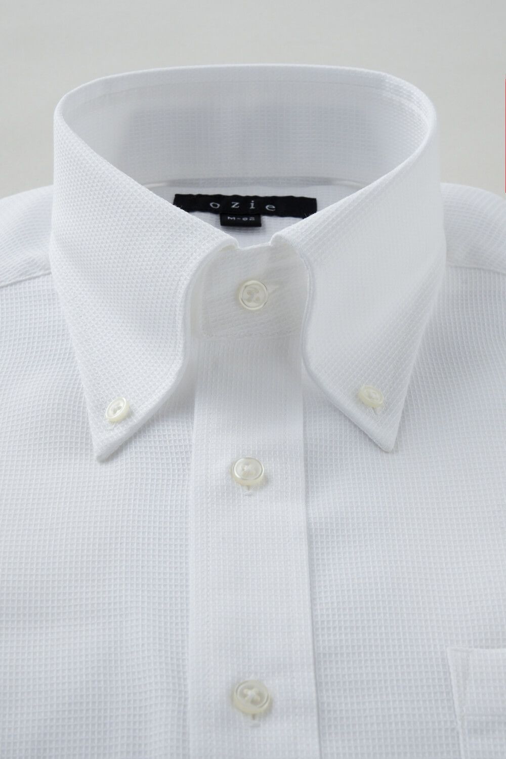 ワイシャツ 8009-C04A-WHITE-衿1