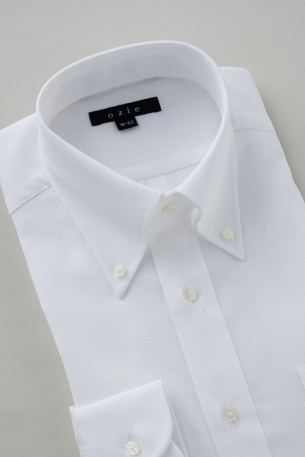 ワイシャツ 8009-C04A-WHITE-衿3