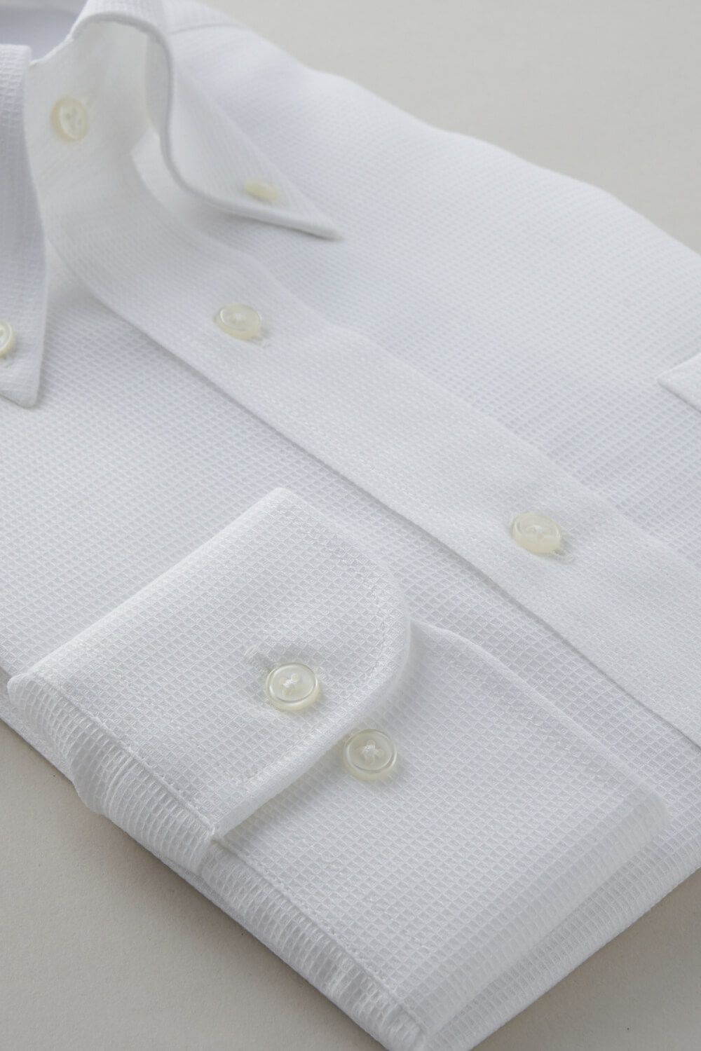 ワイシャツ 8009-C04A-WHITE-カフス