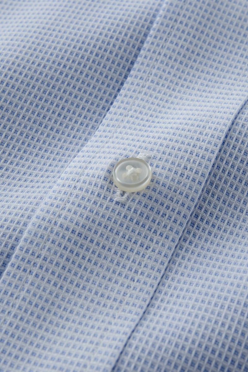 ワイシャツ 8009-C04B-SAX-生地