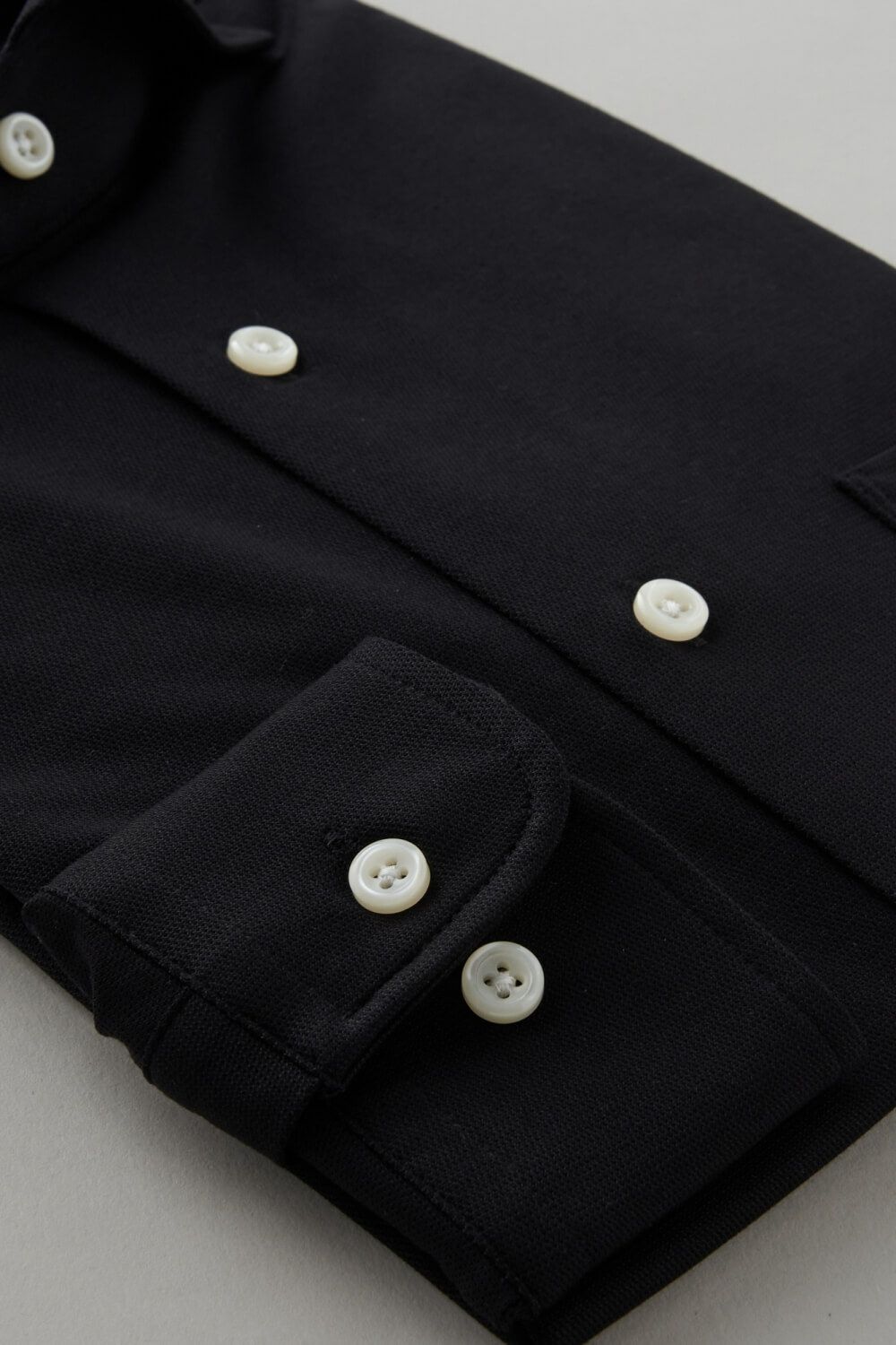 ワイシャツ 8014-C03B-BLACK-カフス