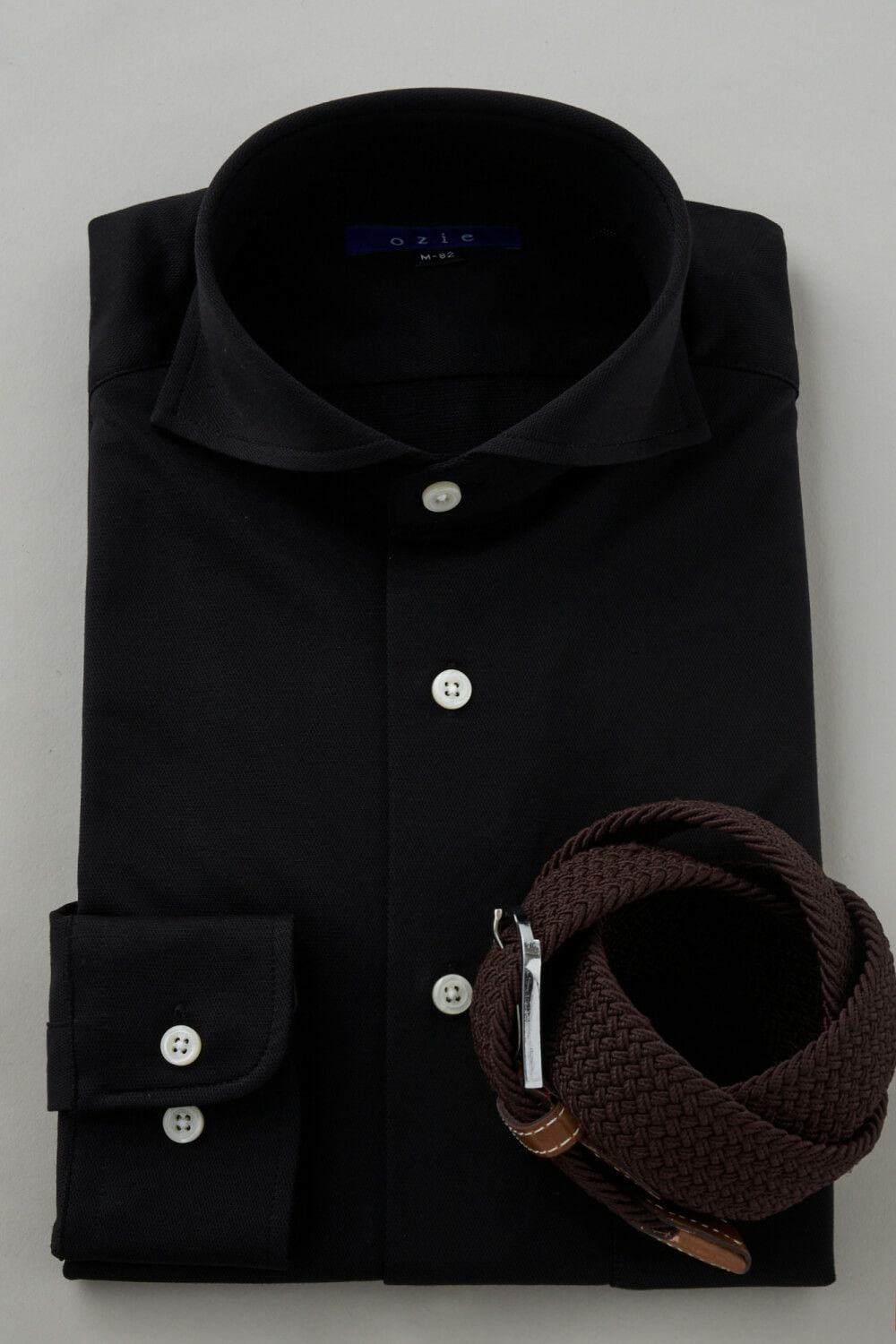 ワイシャツ 8014-C03B-BLACK-コーディネートイメージ